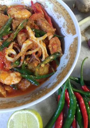 Foto resep Balado Tempe Seafood Oriental