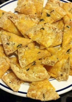 A picture of Cheesy Tortilla Chips.