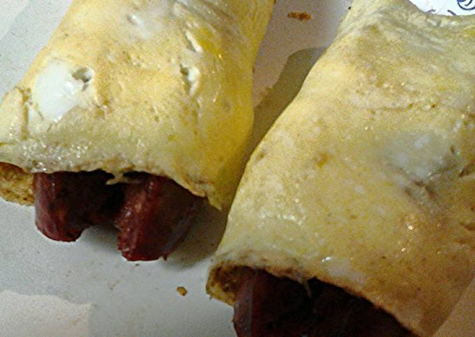 Recipe of Super Quick Homemade Sausage egg wraps