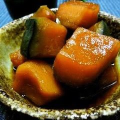 Simmered Kabocha Squash with Brown Sugar A picture of Simmered Kabocha Squash with Brown Sugar.