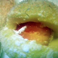 A picture of No bake and easy Mango glutinous rice balls.