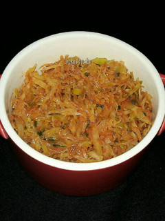 A picture of Fried cabbage.