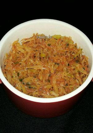 A picture of Fried cabbage.