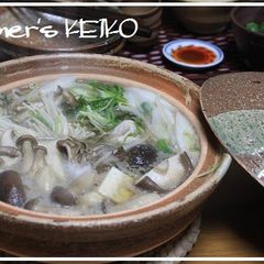 A picture of [Farmhouse Recipe] Mushroom Hot Pot.