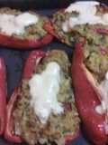 Pimientos rellenos de merluza