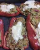 Pimientos rellenos de merluza