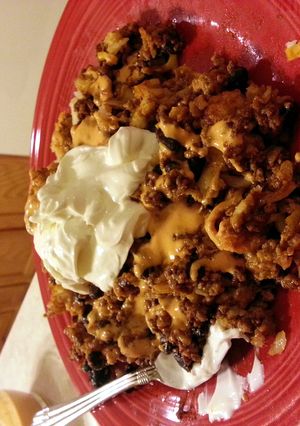 A picture of Tater Tot Rodeo Casserole.