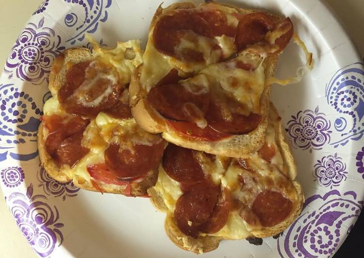 Easiest Way to Make Super Quick Homemade Pizza Snack