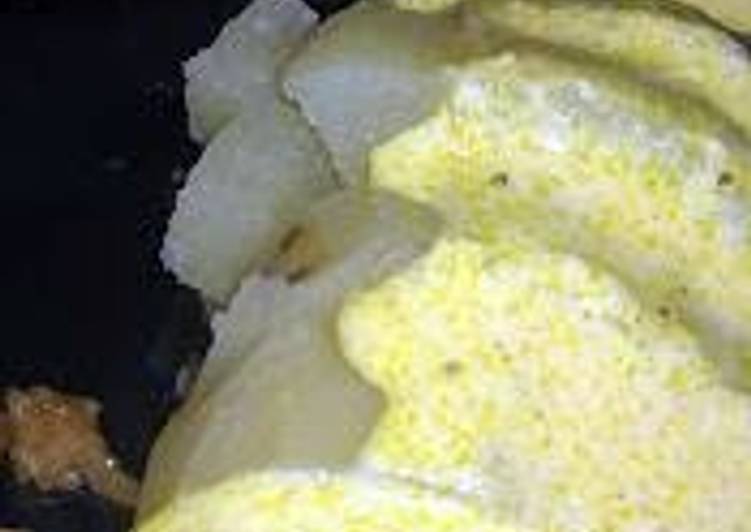 Recipe of Quick papa a la huancaina (peruvian potatoes with a curry cheese sauce