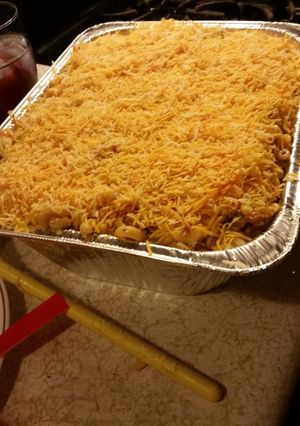 A picture of Tex Mex Sausage Mac and Cheese.