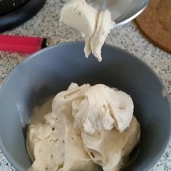 A picture of Healthy banana icecream.