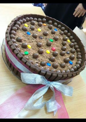A picture of choclate cake.
