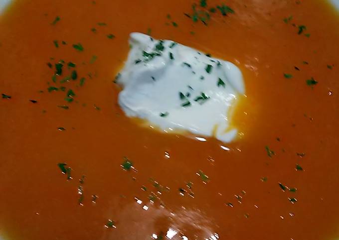 Steps to Make Favorite carrots creamy soup