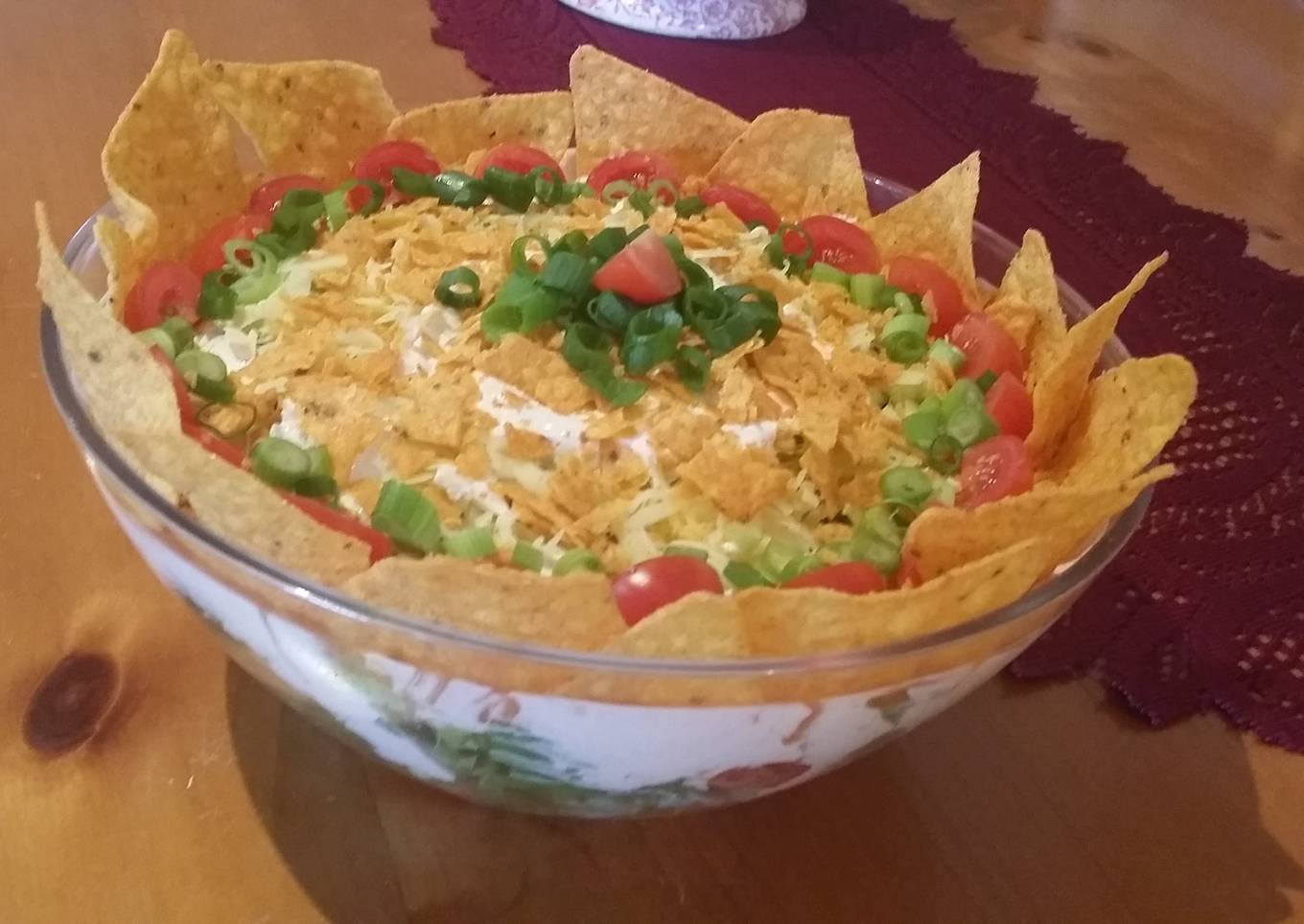 Simple nacho salad