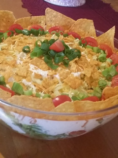 A picture of Simple Nacho salad.