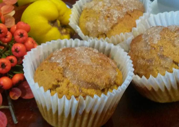 Amerikai Fahejas Sutotokos Muffin Cinnamon Sugar Pumpkin Muffin Orangeat Receptje Cookpad Receptek