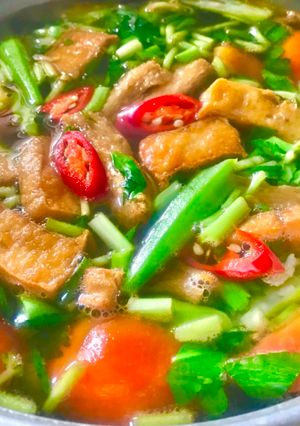 Hình của món Canh chua chay.