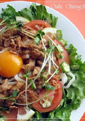 A picture of Healthy & Satisfying Yakiniku Salad Udon.
