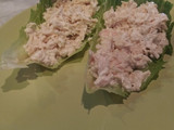 Chicken salad romaine wraps