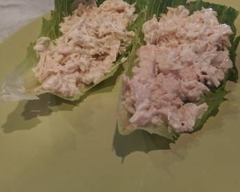 Easy Make Recipe Chicken salad romaine wraps Restaurant Style