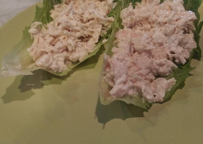 How to Prepare Ultimate Chicken salad romaine wraps