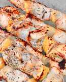 Gà Sốt Chanh Xiên Que Nướng