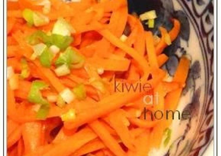 Recipe of Super Quick Homemade Carrot Namul (Korean-style Salad)