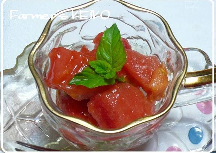 Step-by-Step Guide to Make Speedy [Farmhouse Recipe] Tomato Sorbet