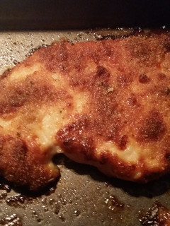 A picture of My parmesan crusted chicken.