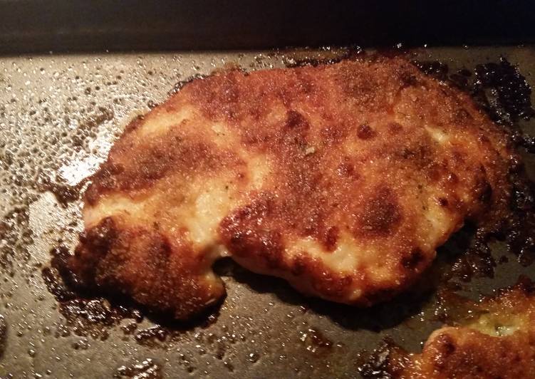My parmesan crusted chicken