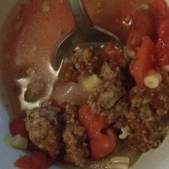 A picture of Pasta fagoli.