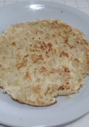 Una foto de Panqueque de avena y manzana