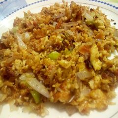 A picture of Veg n cheese scrambled egg by Nancy.