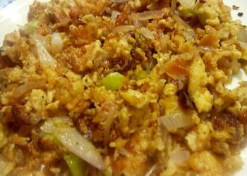 Update, Making Recipe Veg n cheese scrambled egg by Nancy Delicious and Healthy