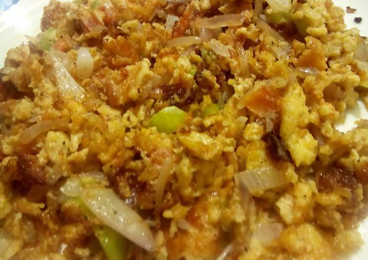 Veg n cheese scrambled egg by Nancy Veg n cheese scrambled egg by Nancy