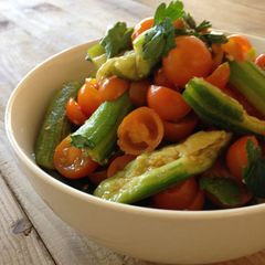 A picture of Cucumber and Tomato Salad.