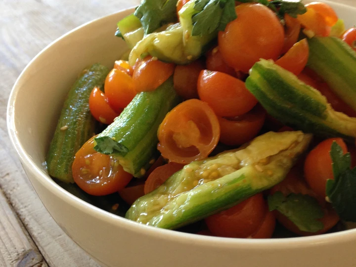 Easy Way Make Recipe Cucumber and Tomato Salad that is  Makes Drooling, Really Delicious}