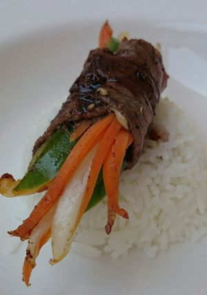 A picture of Teriyaki Beef Roll.