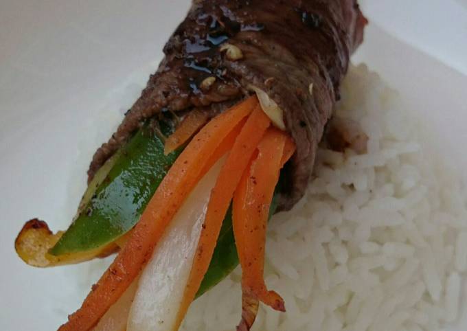 Teriyaki Beef Roll