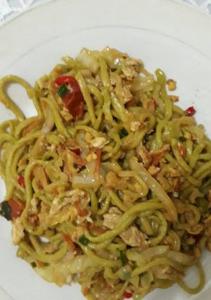 Foto resep Mie Sawi bergizi dan enak