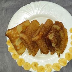A picture of Delish eggless crepes.
