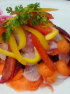 A picture of Healthy veggie salad.