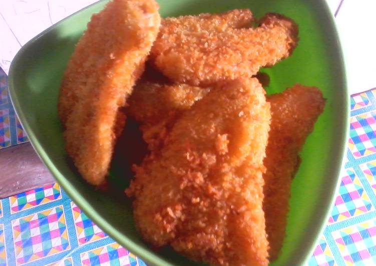 Pisang goreng pasir crispy