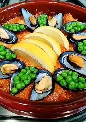 A picture of Monkfish casserole.
