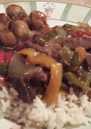 A picture of Shortcut Pepper Steak.