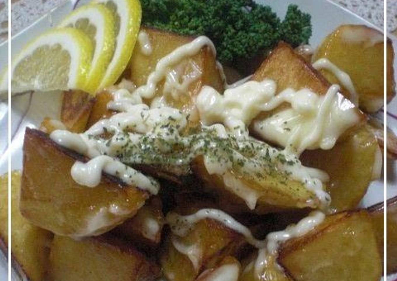 Deep-fried Potatoes with Mayonnaise and Ponzu Sauce