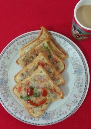 सूजी ब्रेड सैंडविच (Suji bread sandwich recipe in hindi) रेसिपी मुख्य फोटो