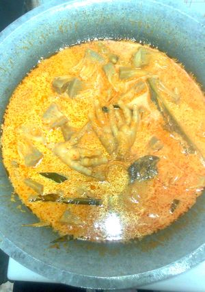 Foto resep Gulai nangka ceker ayam