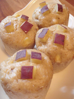 A picture of Oatmeal and Sweet Potato Steamed Bread.