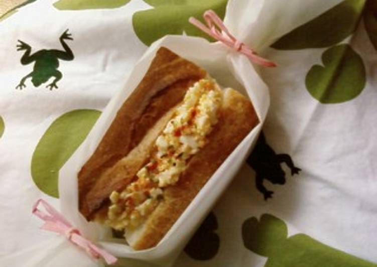 Spicy Egg Sandwich For Grown-ups